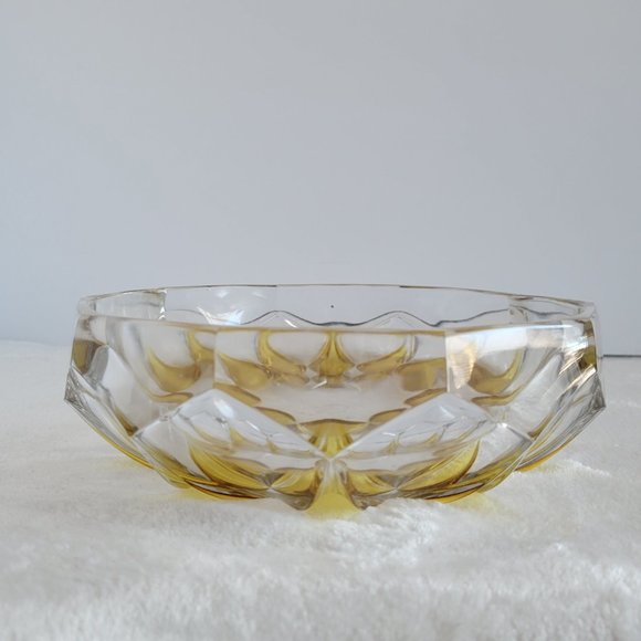 Vintage Glass Sun Design Bowl - Picture 2 of 9